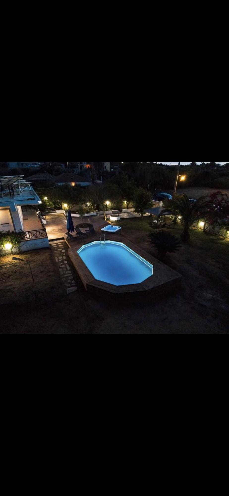 Villa Elena With Jacuzzi Kastro-Kyllini Exterior photo